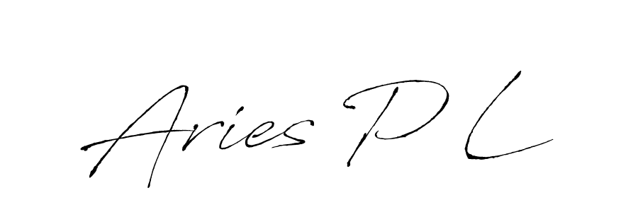 Aries P L stylish signature style. Best Handwritten Sign (Antro_Vectra) for my name. Handwritten Signature Collection Ideas for my name Aries P L. Aries P L signature style 6 images and pictures png
