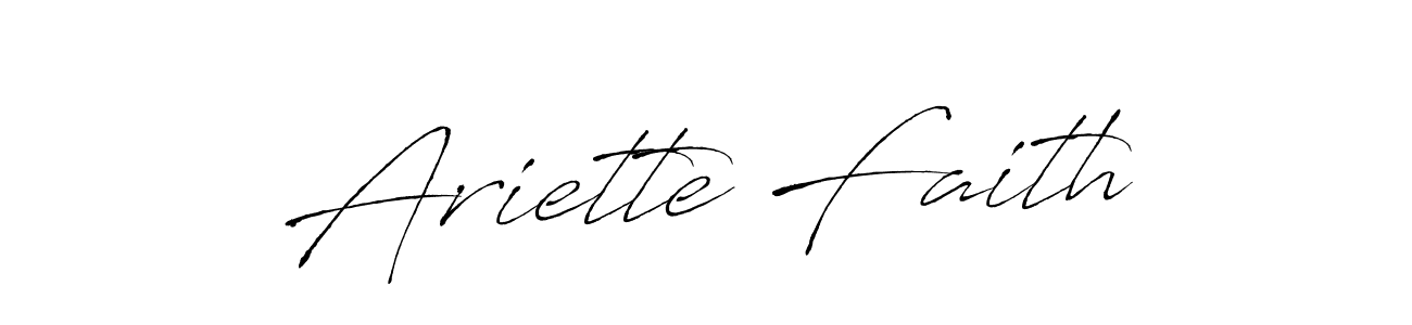 How to make Ariette Faith signature? Antro_Vectra is a professional autograph style. Create handwritten signature for Ariette Faith name. Ariette Faith signature style 6 images and pictures png