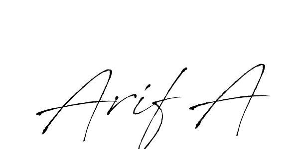 if you are searching for the best signature style for your name Arif A. so please give up your signature search. here we have designed multiple signature styles  using Antro_Vectra. Arif A signature style 6 images and pictures png