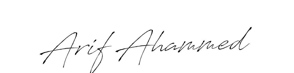 The best way (Antro_Vectra) to make a short signature is to pick only two or three words in your name. The name Arif Ahammed include a total of six letters. For converting this name. Arif Ahammed signature style 6 images and pictures png