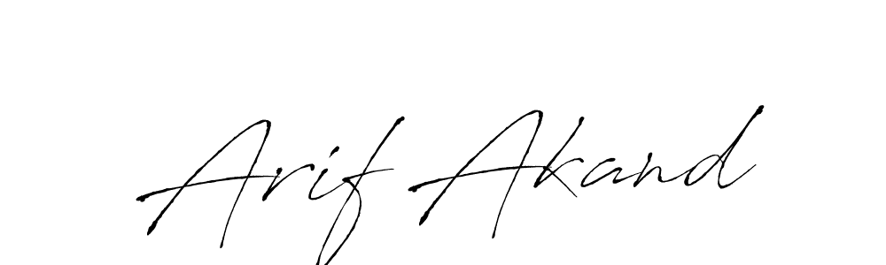 Make a beautiful signature design for name Arif Akand. Use this online signature maker to create a handwritten signature for free. Arif Akand signature style 6 images and pictures png