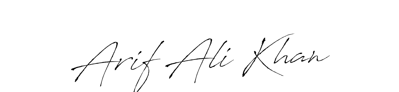 Antro_Vectra is a professional signature style that is perfect for those who want to add a touch of class to their signature. It is also a great choice for those who want to make their signature more unique. Get Arif Ali Khan name to fancy signature for free. Arif Ali Khan signature style 6 images and pictures png