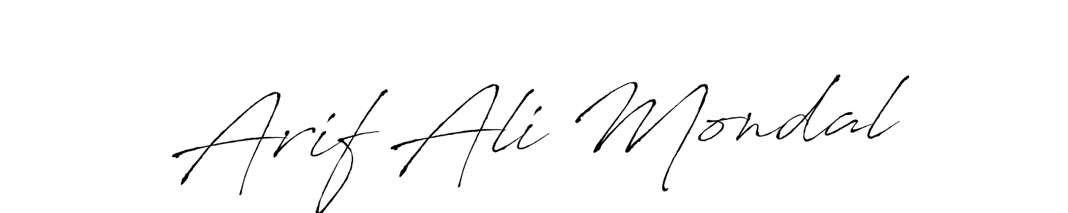 Make a short Arif Ali Mondal signature style. Manage your documents anywhere anytime using Antro_Vectra. Create and add eSignatures, submit forms, share and send files easily. Arif Ali Mondal signature style 6 images and pictures png