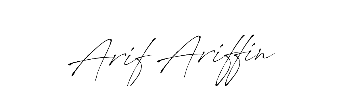 Also You can easily find your signature by using the search form. We will create Arif Ariffin name handwritten signature images for you free of cost using Antro_Vectra sign style. Arif Ariffin signature style 6 images and pictures png