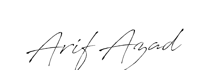 Antro_Vectra is a professional signature style that is perfect for those who want to add a touch of class to their signature. It is also a great choice for those who want to make their signature more unique. Get Arif Azad name to fancy signature for free. Arif Azad signature style 6 images and pictures png