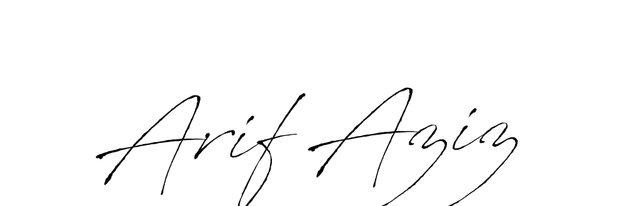 Make a beautiful signature design for name Arif Aziz. Use this online signature maker to create a handwritten signature for free. Arif Aziz signature style 6 images and pictures png