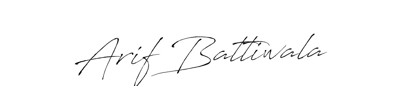 Design your own signature with our free online signature maker. With this signature software, you can create a handwritten (Antro_Vectra) signature for name Arif Battiwala. Arif Battiwala signature style 6 images and pictures png
