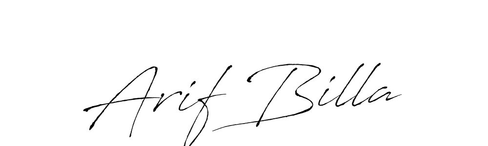 How to make Arif Billa signature? Antro_Vectra is a professional autograph style. Create handwritten signature for Arif Billa name. Arif Billa signature style 6 images and pictures png