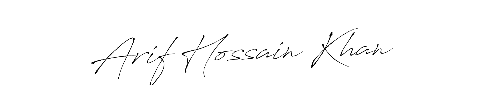 It looks lik you need a new signature style for name Arif Hossain Khan. Design unique handwritten (Antro_Vectra) signature with our free signature maker in just a few clicks. Arif Hossain Khan signature style 6 images and pictures png