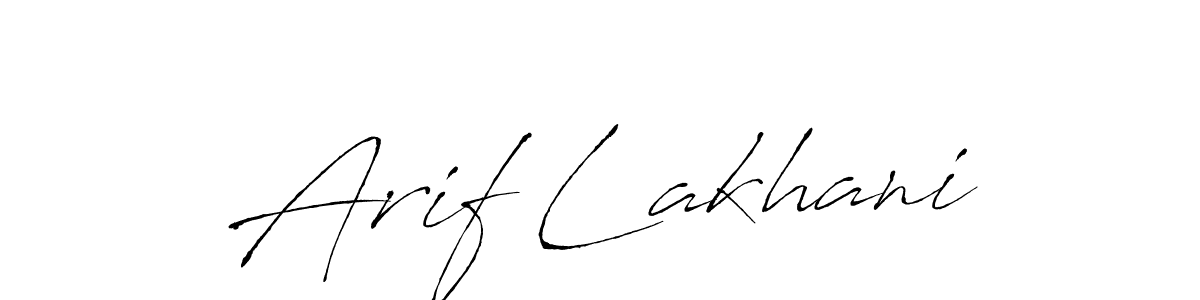 Also we have Arif Lakhani name is the best signature style. Create professional handwritten signature collection using Antro_Vectra autograph style. Arif Lakhani signature style 6 images and pictures png
