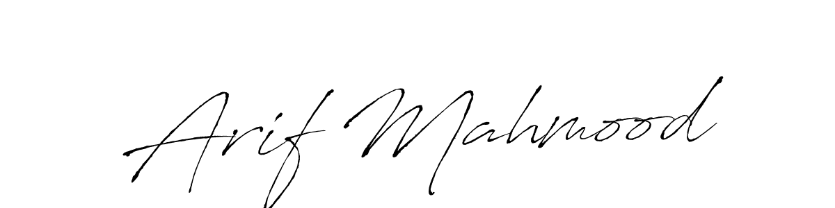 The best way (Antro_Vectra) to make a short signature is to pick only two or three words in your name. The name Arif Mahmood include a total of six letters. For converting this name. Arif Mahmood signature style 6 images and pictures png