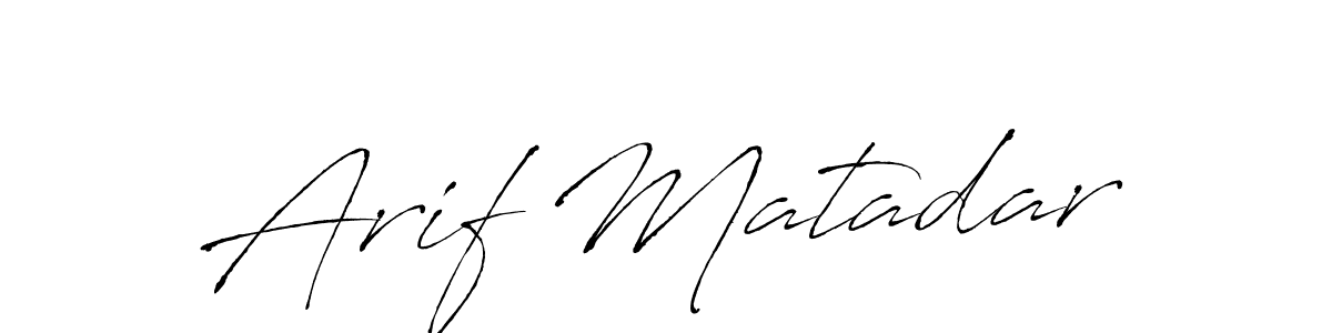 You can use this online signature creator to create a handwritten signature for the name Arif Matadar. This is the best online autograph maker. Arif Matadar signature style 6 images and pictures png