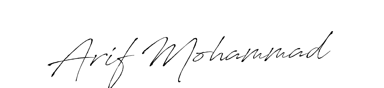 The best way (Antro_Vectra) to make a short signature is to pick only two or three words in your name. The name Arif Mohammad include a total of six letters. For converting this name. Arif Mohammad signature style 6 images and pictures png