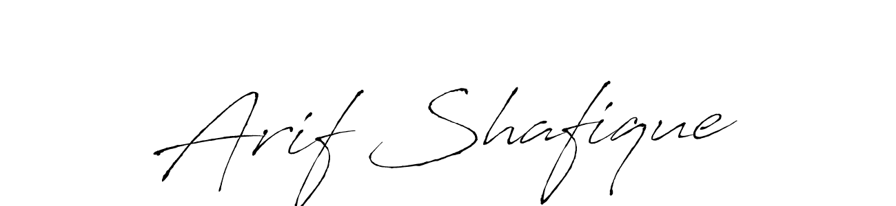 Also we have Arif Shafique name is the best signature style. Create professional handwritten signature collection using Antro_Vectra autograph style. Arif Shafique signature style 6 images and pictures png