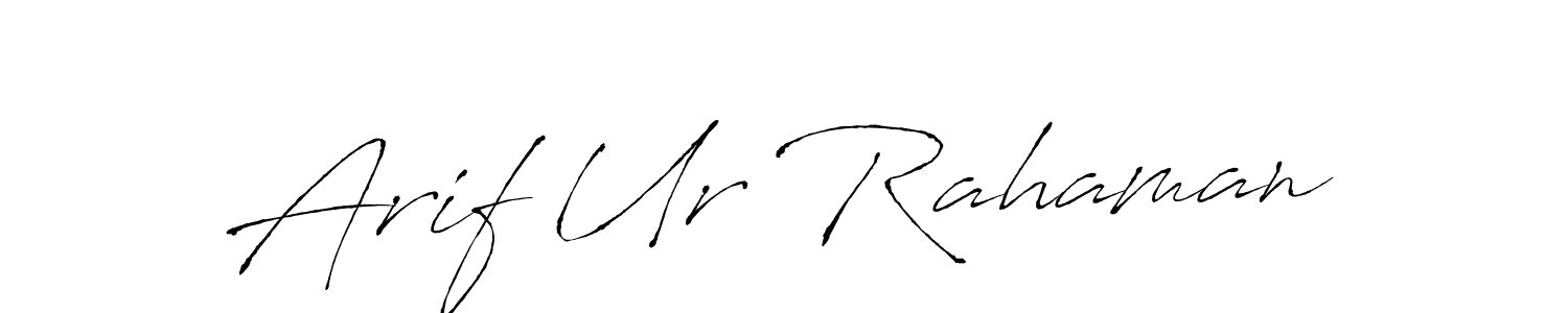 How to make Arif Ur Rahaman signature? Antro_Vectra is a professional autograph style. Create handwritten signature for Arif Ur Rahaman name. Arif Ur Rahaman signature style 6 images and pictures png