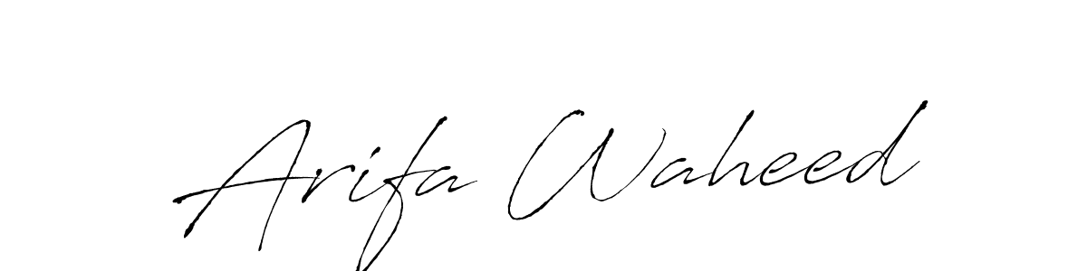 if you are searching for the best signature style for your name Arifa Waheed. so please give up your signature search. here we have designed multiple signature styles  using Antro_Vectra. Arifa Waheed signature style 6 images and pictures png
