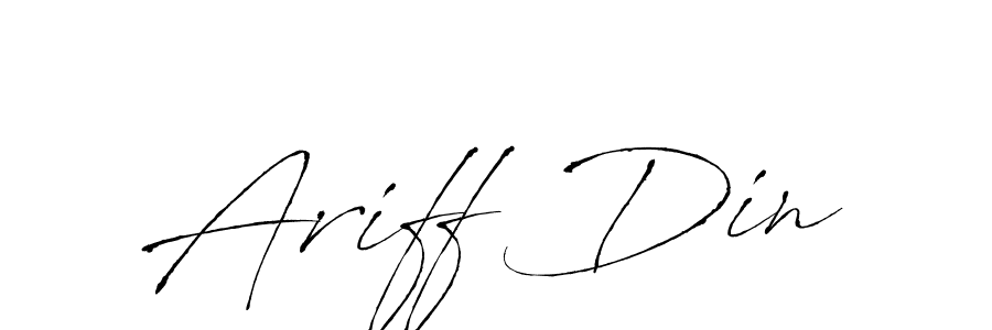 It looks lik you need a new signature style for name Ariff Din. Design unique handwritten (Antro_Vectra) signature with our free signature maker in just a few clicks. Ariff Din signature style 6 images and pictures png