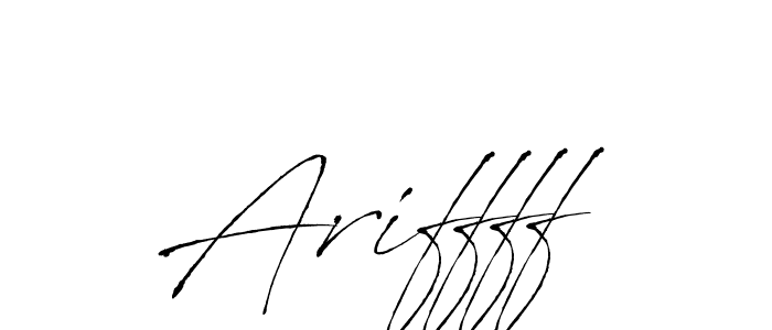 Make a beautiful signature design for name Ariffff. With this signature (Antro_Vectra) style, you can create a handwritten signature for free. Ariffff signature style 6 images and pictures png