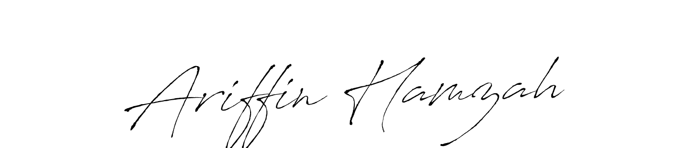 Antro_Vectra is a professional signature style that is perfect for those who want to add a touch of class to their signature. It is also a great choice for those who want to make their signature more unique. Get Ariffin Hamzah name to fancy signature for free. Ariffin Hamzah signature style 6 images and pictures png