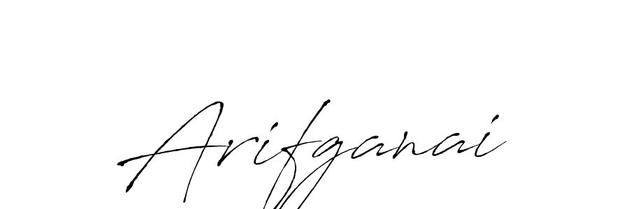 Use a signature maker to create a handwritten signature online. With this signature software, you can design (Antro_Vectra) your own signature for name Arifganai. Arifganai signature style 6 images and pictures png