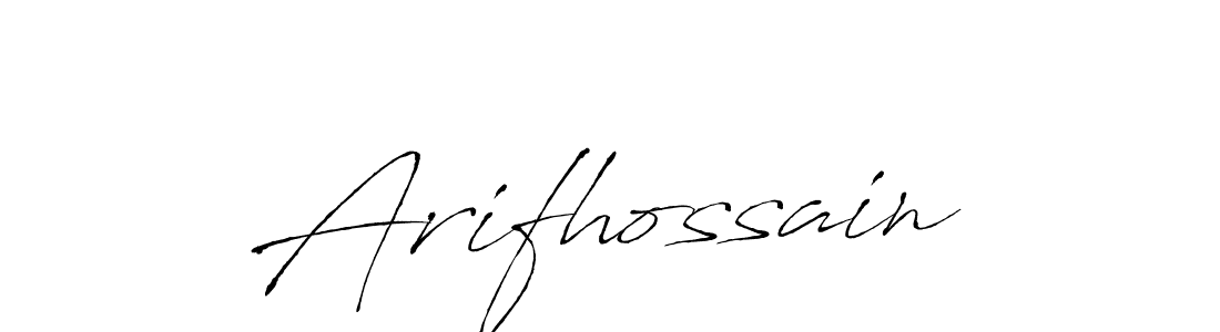 Also we have Arifhossain name is the best signature style. Create professional handwritten signature collection using Antro_Vectra autograph style. Arifhossain signature style 6 images and pictures png