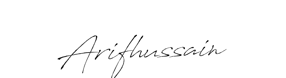 Antro_Vectra is a professional signature style that is perfect for those who want to add a touch of class to their signature. It is also a great choice for those who want to make their signature more unique. Get Arifhussain name to fancy signature for free. Arifhussain signature style 6 images and pictures png