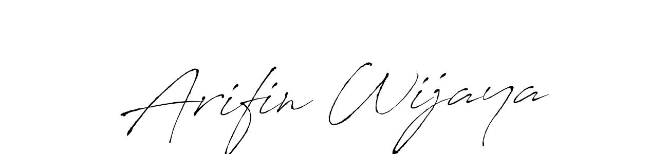 The best way (Antro_Vectra) to make a short signature is to pick only two or three words in your name. The name Arifin Wijaya include a total of six letters. For converting this name. Arifin Wijaya signature style 6 images and pictures png