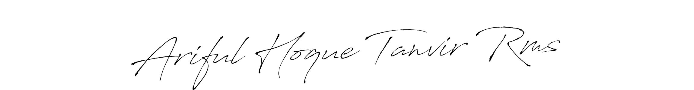 if you are searching for the best signature style for your name Ariful Hoque Tanvir Rms. so please give up your signature search. here we have designed multiple signature styles  using Antro_Vectra. Ariful Hoque Tanvir Rms signature style 6 images and pictures png