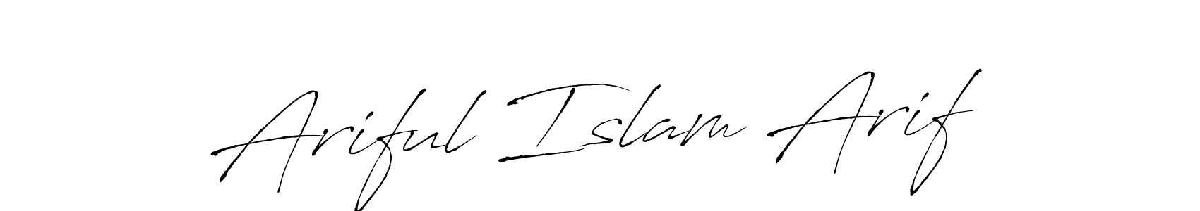 Antro_Vectra is a professional signature style that is perfect for those who want to add a touch of class to their signature. It is also a great choice for those who want to make their signature more unique. Get Ariful Islam Arif name to fancy signature for free. Ariful Islam Arif signature style 6 images and pictures png