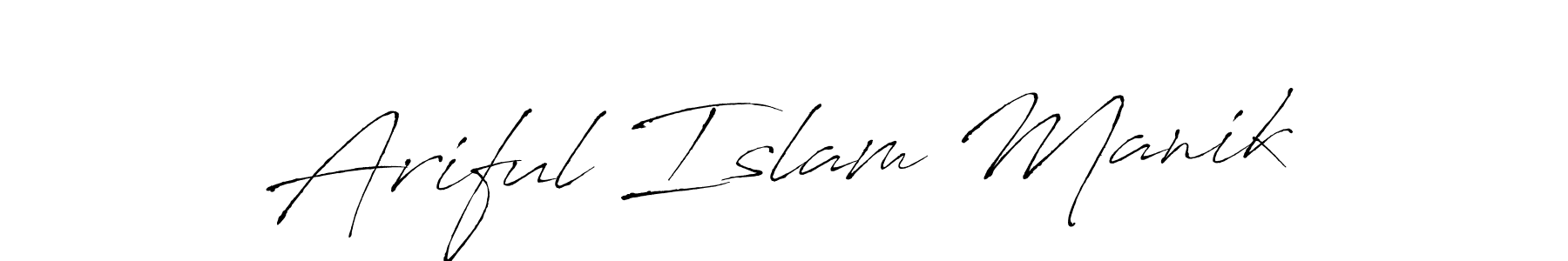 Similarly Antro_Vectra is the best handwritten signature design. Signature creator online .You can use it as an online autograph creator for name Ariful Islam Manik. Ariful Islam Manik signature style 6 images and pictures png