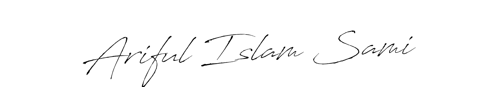 It looks lik you need a new signature style for name Ariful Islam Sami. Design unique handwritten (Antro_Vectra) signature with our free signature maker in just a few clicks. Ariful Islam Sami signature style 6 images and pictures png