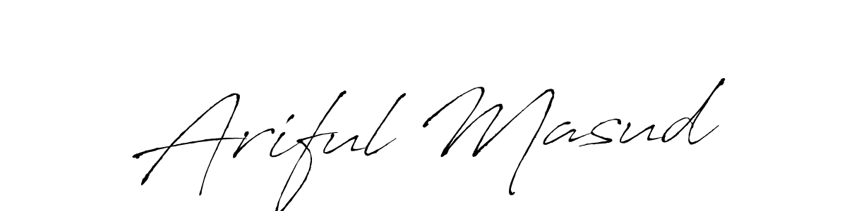 This is the best signature style for the Ariful Masud name. Also you like these signature font (Antro_Vectra). Mix name signature. Ariful Masud signature style 6 images and pictures png