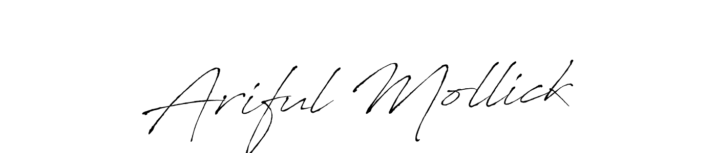 You can use this online signature creator to create a handwritten signature for the name Ariful Mollick. This is the best online autograph maker. Ariful Mollick signature style 6 images and pictures png