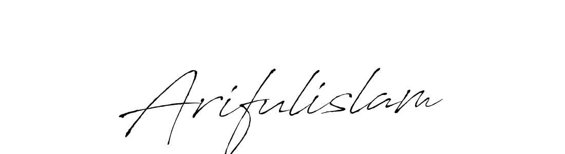Create a beautiful signature design for name Arifulislam. With this signature (Antro_Vectra) fonts, you can make a handwritten signature for free. Arifulislam signature style 6 images and pictures png