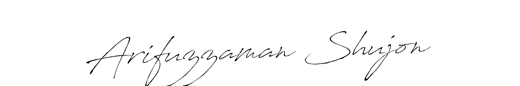 Antro_Vectra is a professional signature style that is perfect for those who want to add a touch of class to their signature. It is also a great choice for those who want to make their signature more unique. Get Arifuzzaman Shujon name to fancy signature for free. Arifuzzaman Shujon signature style 6 images and pictures png