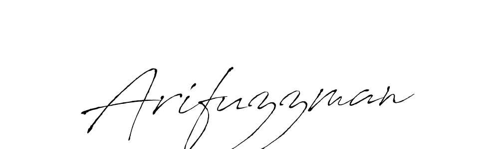 How to make Arifuzzman signature? Antro_Vectra is a professional autograph style. Create handwritten signature for Arifuzzman name. Arifuzzman signature style 6 images and pictures png