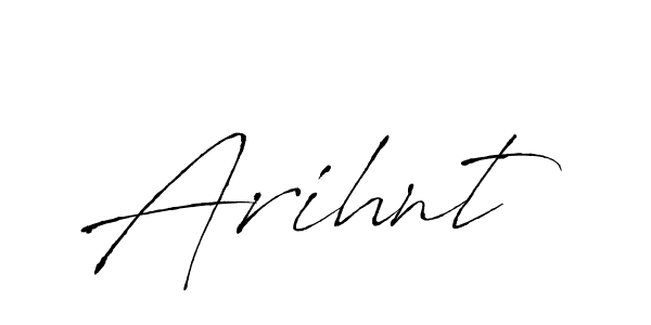 The best way (Antro_Vectra) to make a short signature is to pick only two or three words in your name. The name Arihnt include a total of six letters. For converting this name. Arihnt signature style 6 images and pictures png
