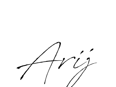 Antro_Vectra is a professional signature style that is perfect for those who want to add a touch of class to their signature. It is also a great choice for those who want to make their signature more unique. Get Arij name to fancy signature for free. Arij signature style 6 images and pictures png