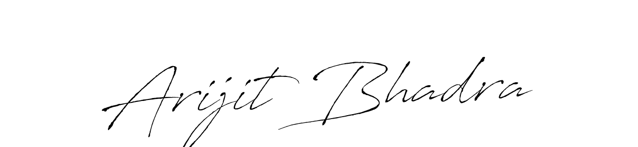 Design your own signature with our free online signature maker. With this signature software, you can create a handwritten (Antro_Vectra) signature for name Arijit Bhadra. Arijit Bhadra signature style 6 images and pictures png