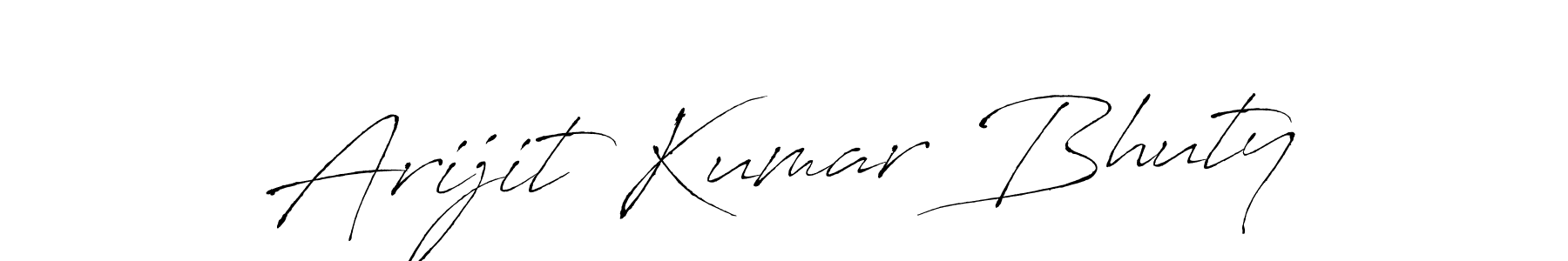 Create a beautiful signature design for name Arijit Kumar Bhuty. With this signature (Antro_Vectra) fonts, you can make a handwritten signature for free. Arijit Kumar Bhuty signature style 6 images and pictures png