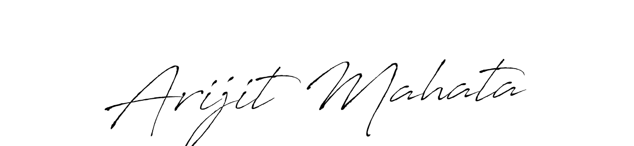 Arijit Mahata stylish signature style. Best Handwritten Sign (Antro_Vectra) for my name. Handwritten Signature Collection Ideas for my name Arijit Mahata. Arijit Mahata signature style 6 images and pictures png