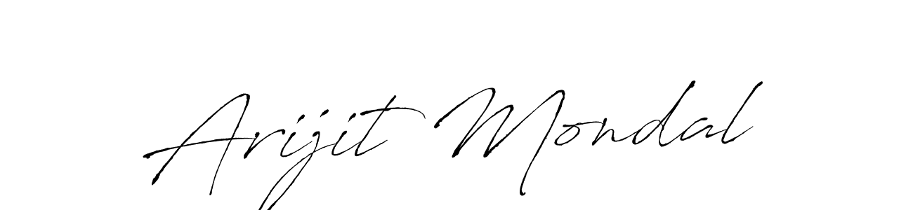 Arijit Mondal stylish signature style. Best Handwritten Sign (Antro_Vectra) for my name. Handwritten Signature Collection Ideas for my name Arijit Mondal. Arijit Mondal signature style 6 images and pictures png