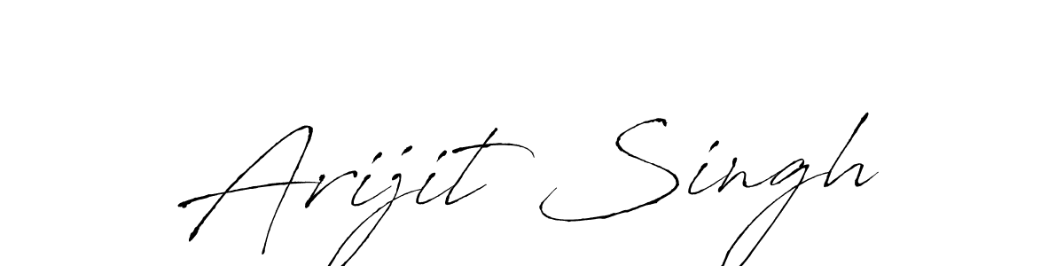 Make a beautiful signature design for name Arijit Singh. With this signature (Antro_Vectra) style, you can create a handwritten signature for free. Arijit Singh signature style 6 images and pictures png