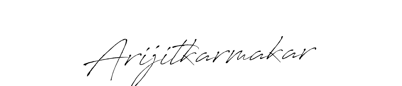 Make a beautiful signature design for name Arijitkarmakar. With this signature (Antro_Vectra) style, you can create a handwritten signature for free. Arijitkarmakar signature style 6 images and pictures png