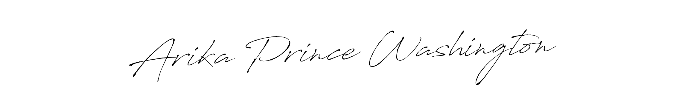 How to make Arika Prince Washington signature? Antro_Vectra is a professional autograph style. Create handwritten signature for Arika Prince Washington name. Arika Prince Washington signature style 6 images and pictures png