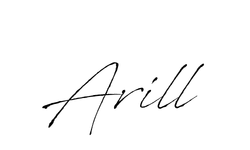 Best and Professional Signature Style for Arill. Antro_Vectra Best Signature Style Collection. Arill signature style 6 images and pictures png