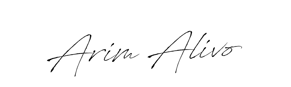 Here are the top 10 professional signature styles for the name Arim Alivo. These are the best autograph styles you can use for your name. Arim Alivo signature style 6 images and pictures png