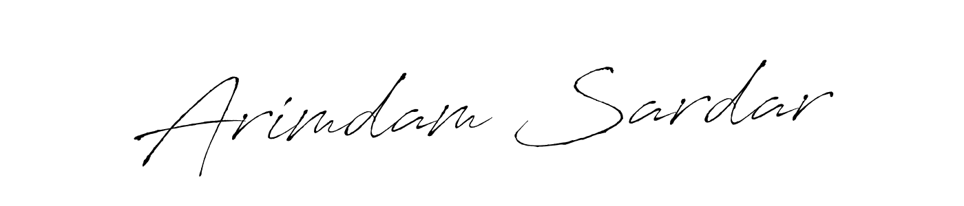 Create a beautiful signature design for name Arimdam Sardar. With this signature (Antro_Vectra) fonts, you can make a handwritten signature for free. Arimdam Sardar signature style 6 images and pictures png