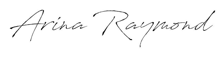 Master the art of signing with Arina Raymond written in fluent Antro_Vectra script. A great template to practice and refine your handwriting. Arina Raymond signature style 6 images and pictures png