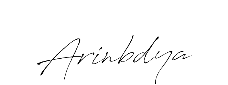 Use a signature maker to create a handwritten signature online. With this signature software, you can design (Antro_Vectra) your own signature for name Arinbdya. Arinbdya signature style 6 images and pictures png